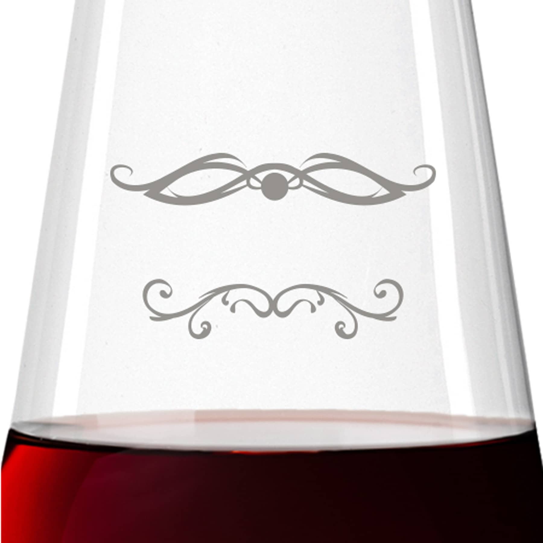 Leonardo Rotweinglas PUCCINI 750ml mit Namen oder Wunschtext graviert (Barock 01)