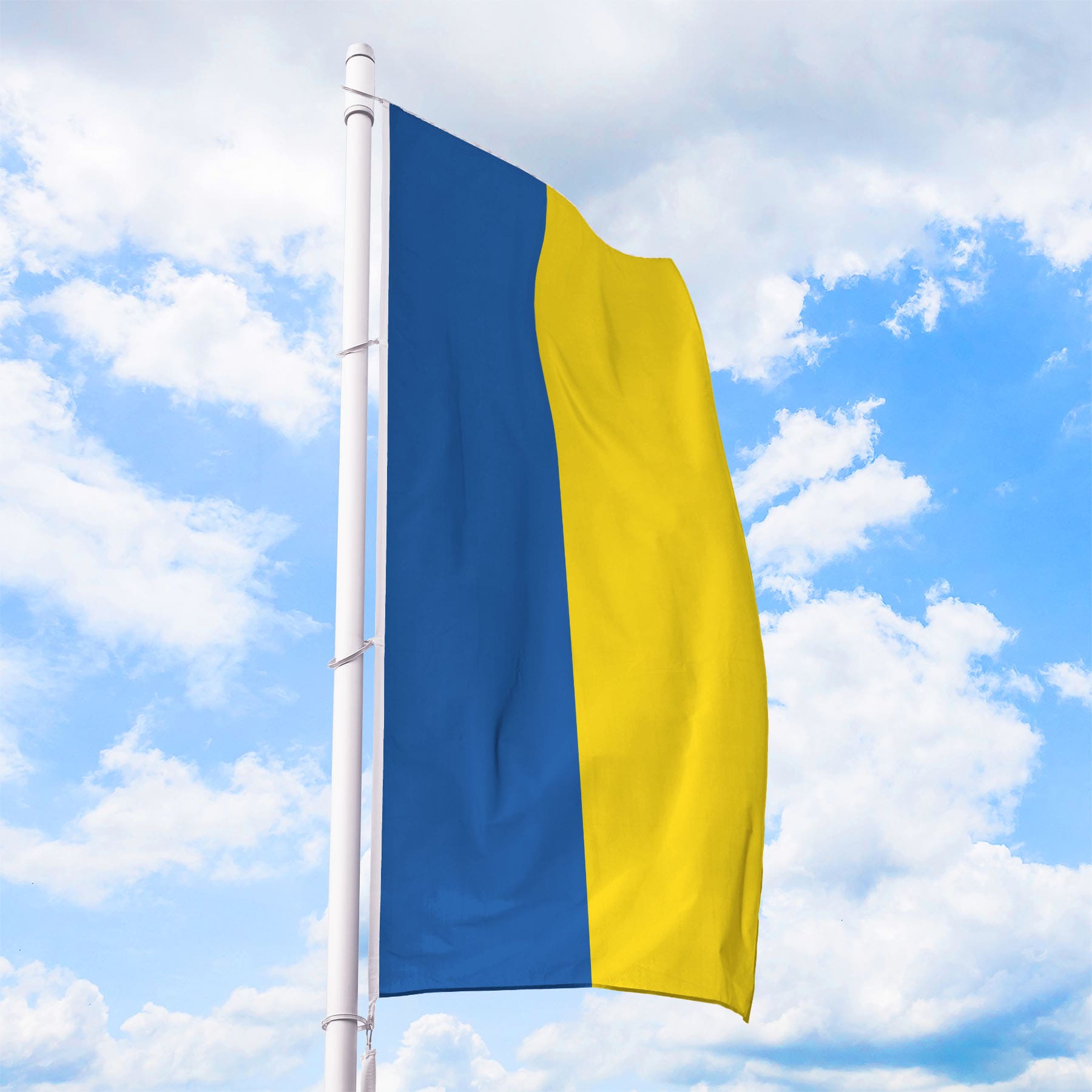  Flagge Ukraine - Hissfahne Hochformat