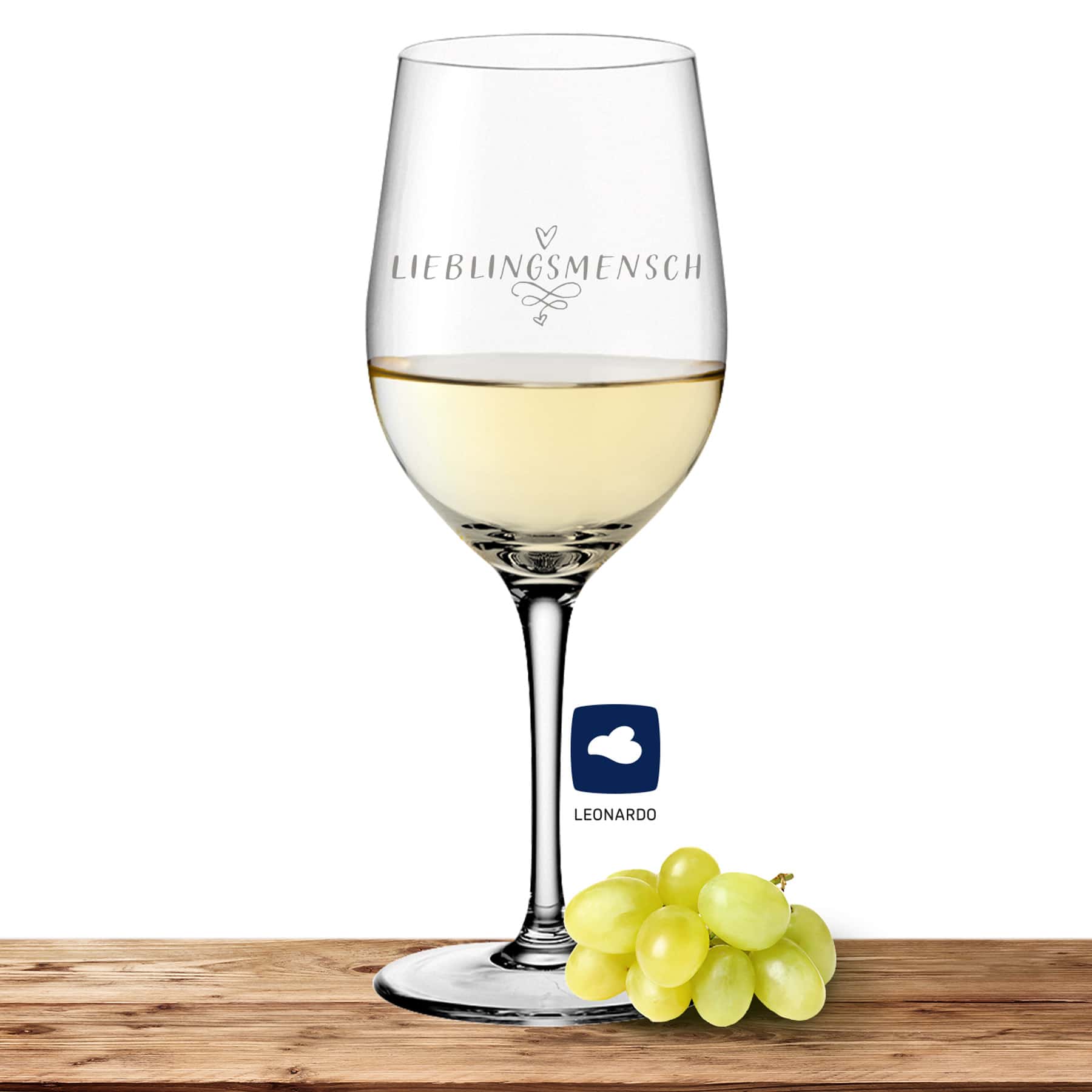 Leonardo Weißweinglas 300ml Ciao+ "Lieblingsmensch"