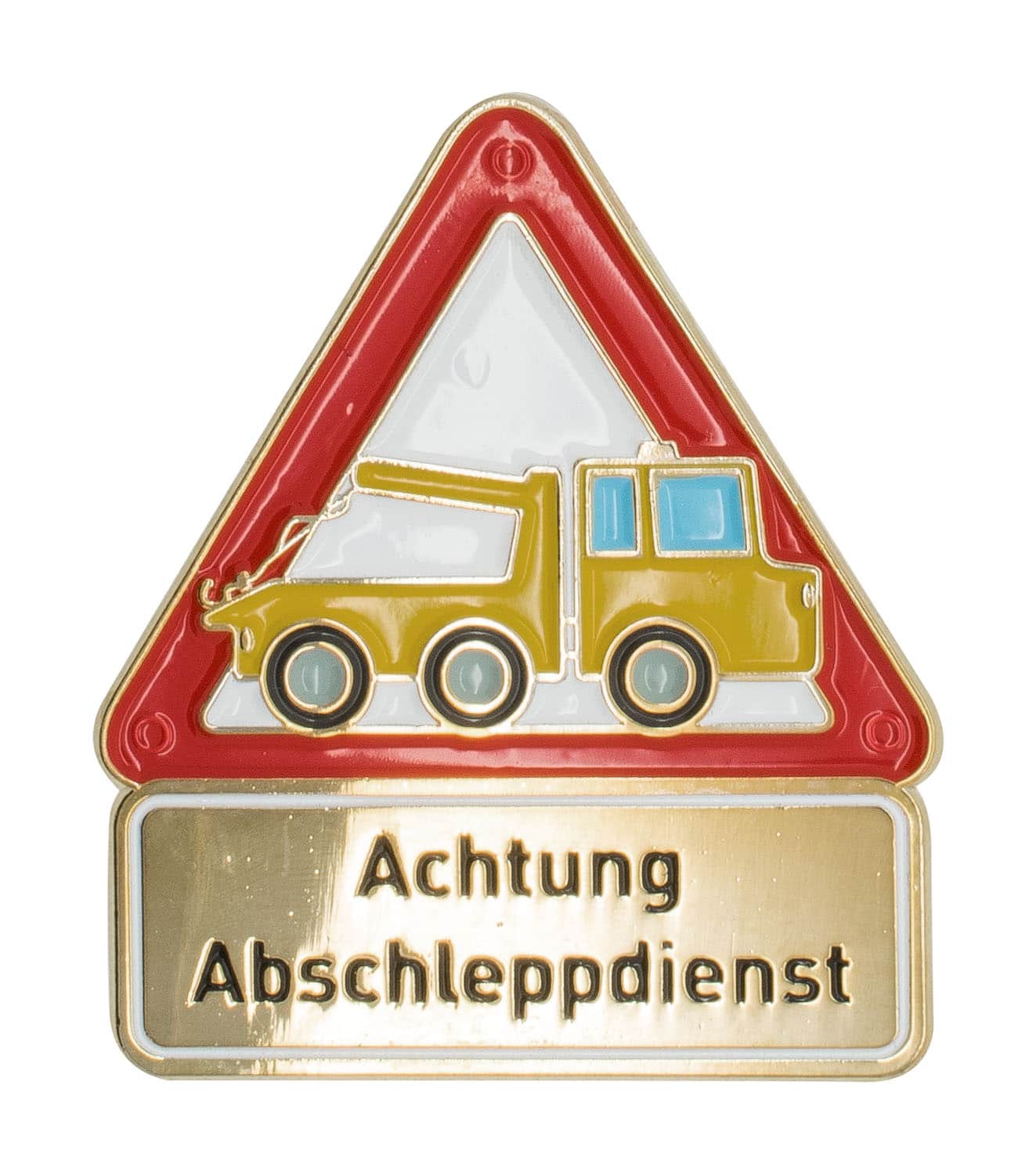 Achtung Abschleppdienst - Pin