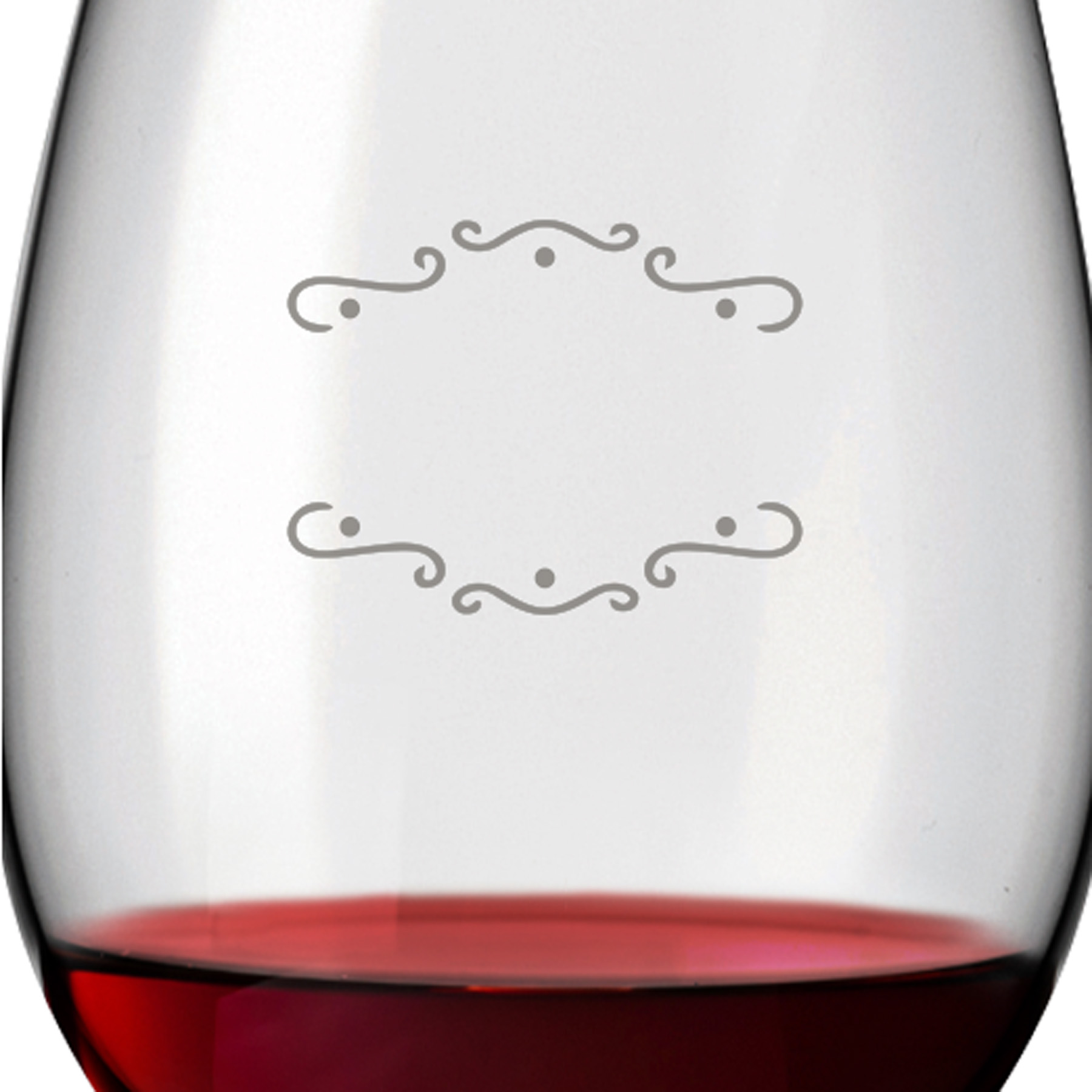 2x Leonardo Rotweinglas mit Namen oder Wunschtext graviert, 460ml, DAILY, personalisiertes Premium Rotweinglas in Gastroqualität (Verzierung 02)