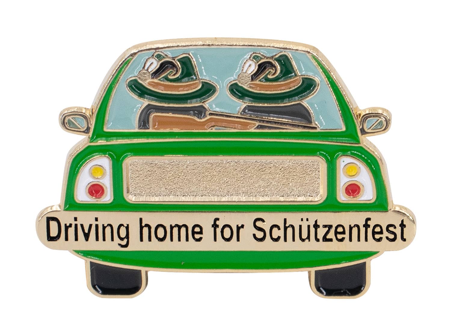 "Driving Home for Schützenfest" Pin