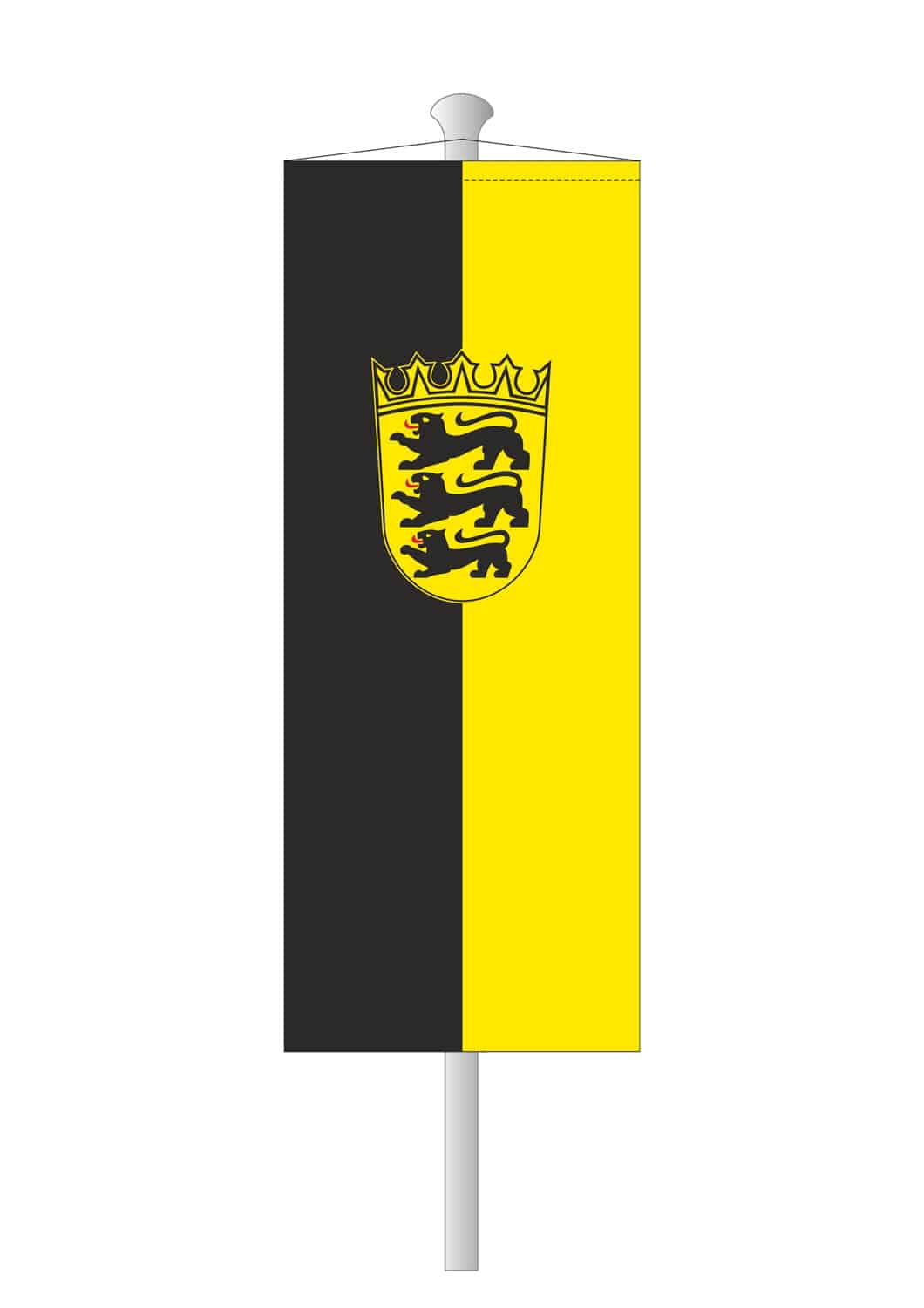 Baden-Württemberg Bannerfahne mit Wappen