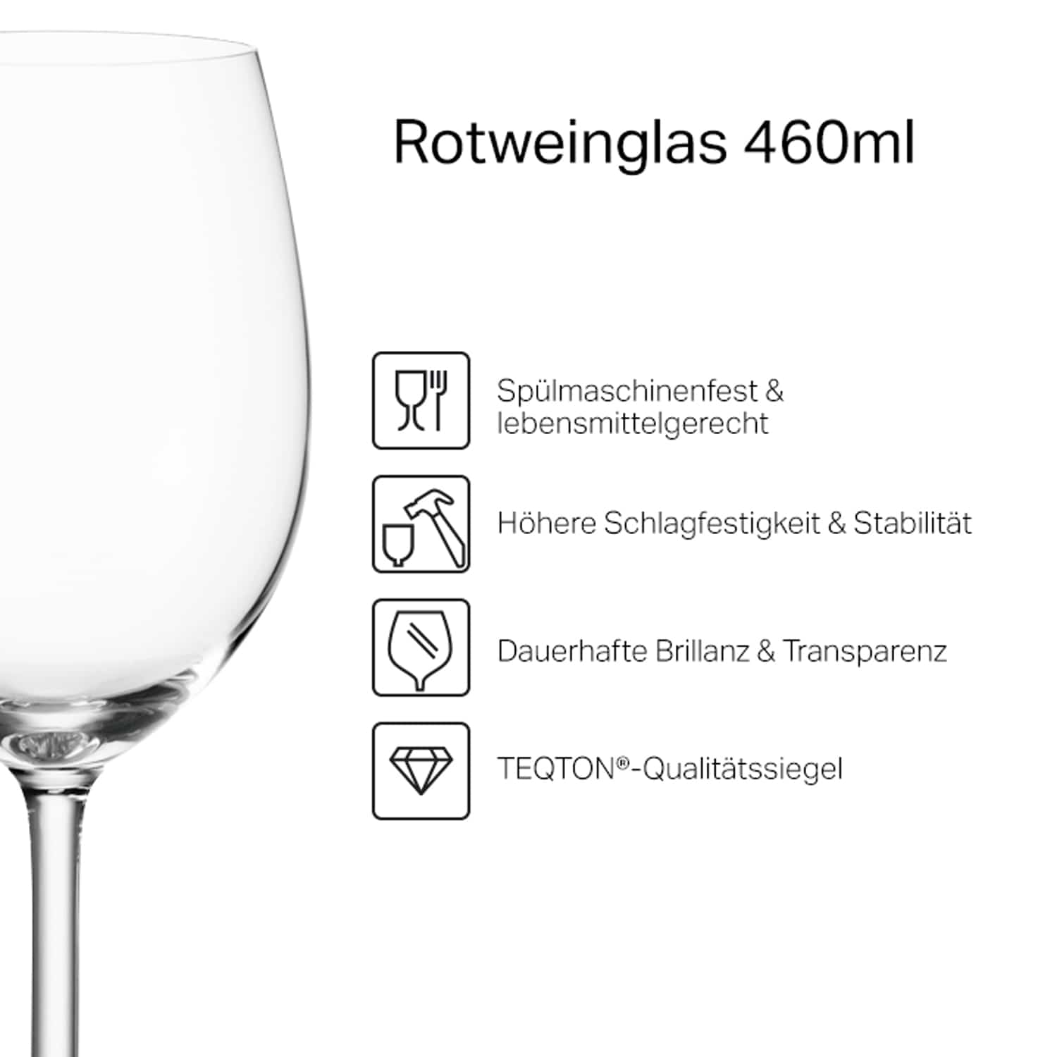 Leonardo Rotweinglas DAILY 460ml "Guter Tag, Schlechter Tag, FRAG NICHT!"
