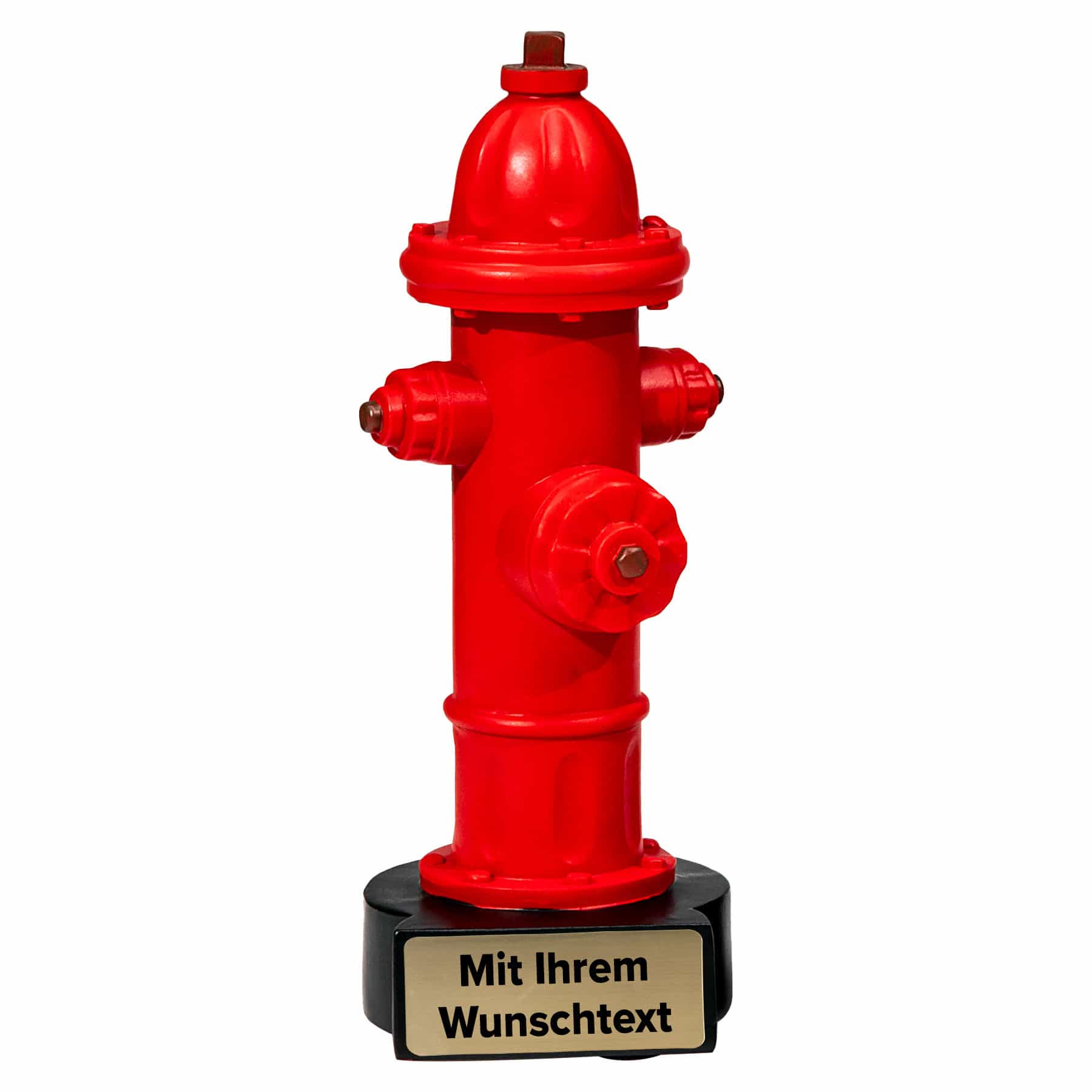 Trophäe Feuerwehr Hydrant 3er Serie 39670 rot