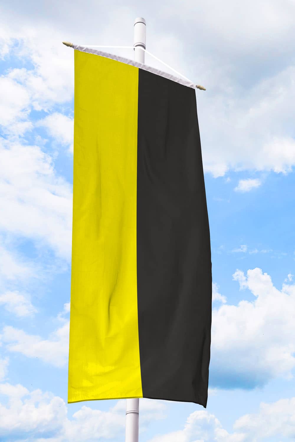 Sachsen-Anhalt-Bannerfahne ohne Wappen (Streifen)